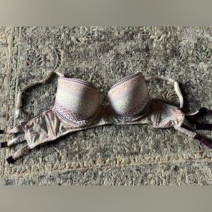 Victoria's Secret Multicolor Patterned Bra